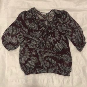 Ricki’s Sheer Floral Blouse